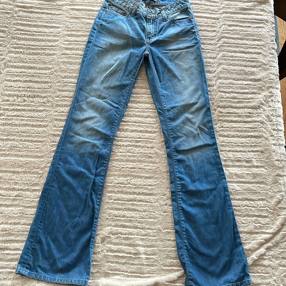 FRX Flare Light Was Blue Jeans size 26L - Picture 1 of 7